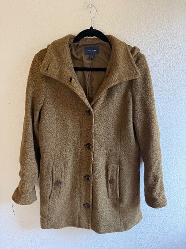 Lands end hooded boucle coat - hooded,