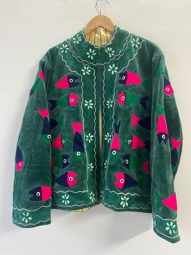 Velvet suzani winter - velvet,